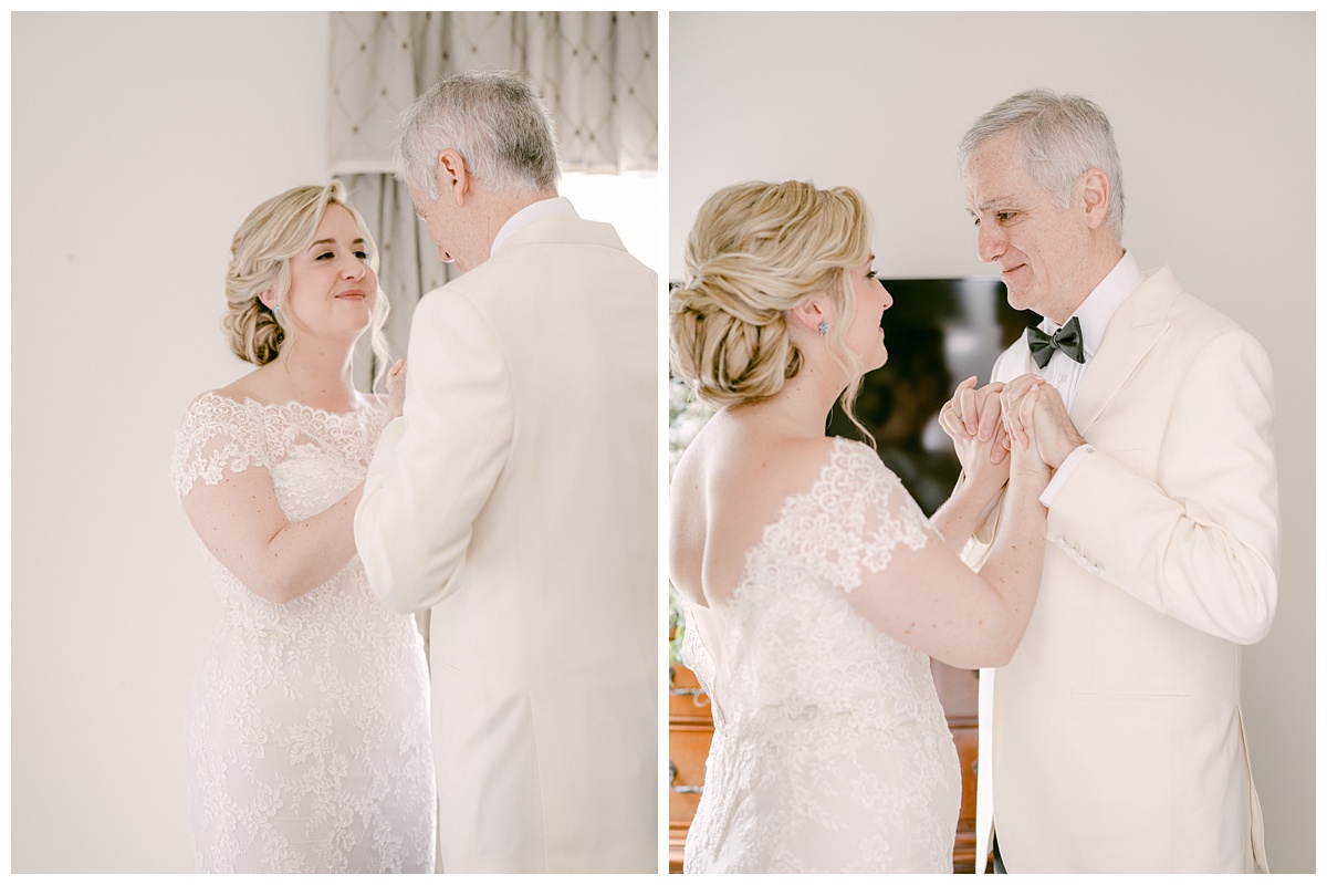 wedding venue, bridesmaids, prewedding, first look, first look with dad, father of the bride, wedding dress, bride, bridal suite, bridal hair, bridal makeup, wedding photographer, wedding day, wedding photo, family portrait