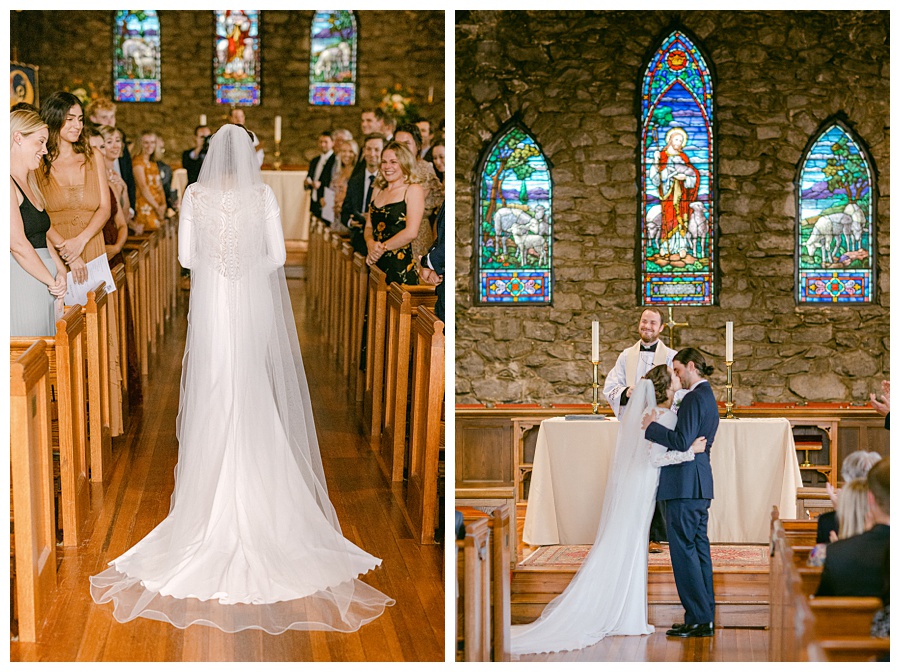 wedding ceremony, wedding day, bride and groom, north carolina wedding, asheville wedding photographer, wedding photographer, church wedding